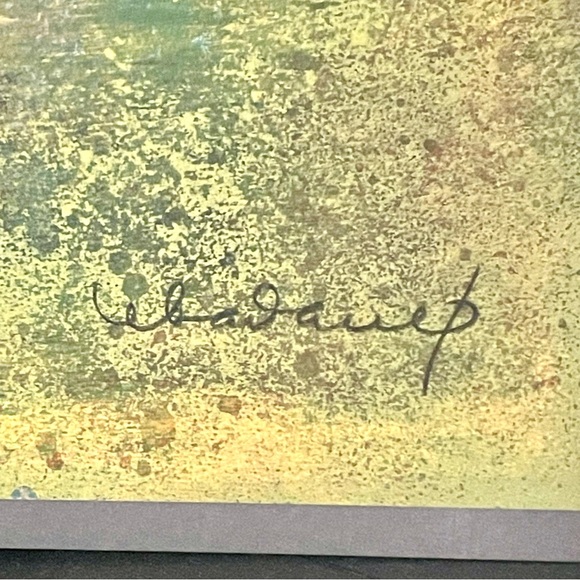 Artist Lebadang Signed Ltd Ed Lithograph Landscape of Vietnam Num. 125/260 - Picture 9 of 10